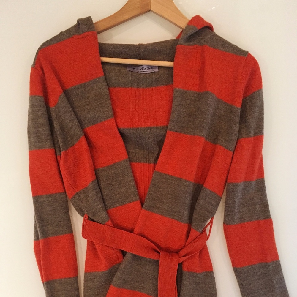 Brunella Gori Belted Cardigan Sweater